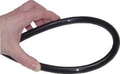 PA-Schlauch 3/8", schwarz/blau, meterweise
