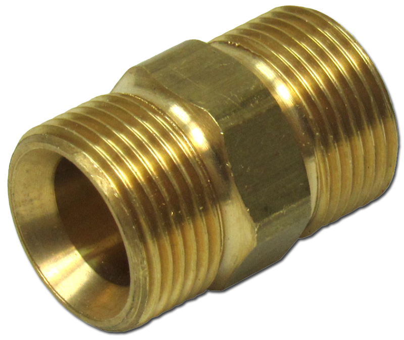 Doppelnippel Adapter 22x1,5 auf 3/4" Zoll Aussengewinde mit Dichtung Neu L4994 
