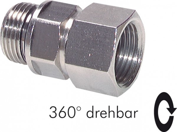 Drehverschraubung AG 3/8&quot; IG 3/8&quot;