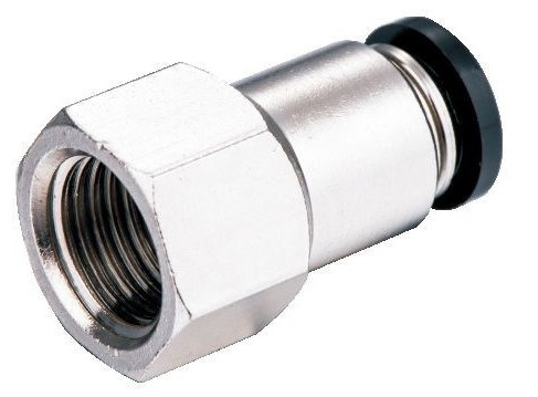 Steckfitting mit 1/4" Innengewinde für zöllige Schläuche