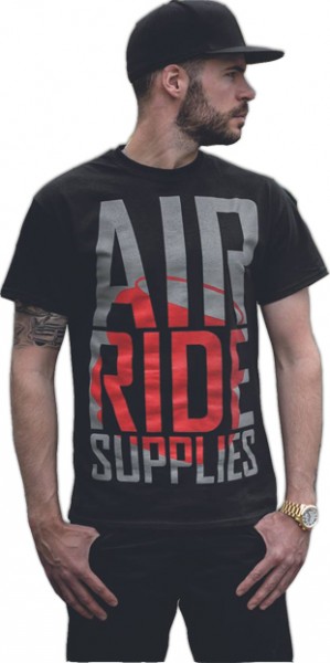 airride supplies T-Shirt "redBag", schwarz